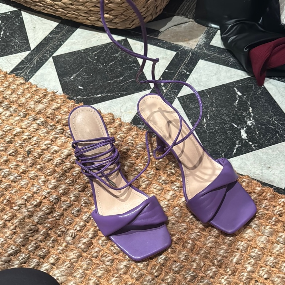 Elegant Purple Women's Sandals